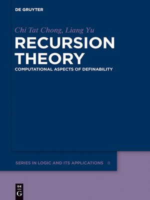 cover image of Recursion Theory